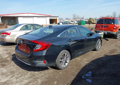 2020 Honda Civic Ex-L z USA, uszkodzony, nr VIN 19XFC1F70LE008073